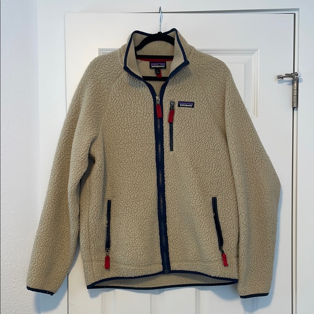 Patagonia Cream Fleece Jacket